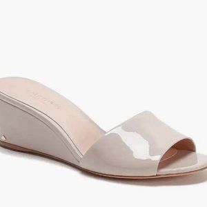 Kate Spade New York Women's Willow Wedge Slip-On Sandal – Neutral Taupe 6.5